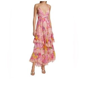 ROCOCO SAND Leona Maxi Dress,Size S